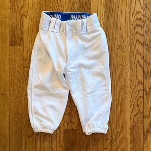 Mizuno White Youth Short Baseball Pnats